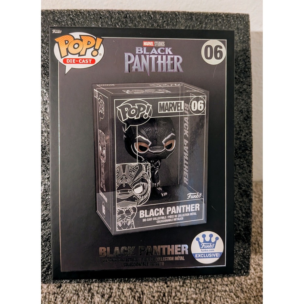 Funko‎ POP! Die-Cast Black Panther #06 Marvel Studios Exclusive Collectible NIB